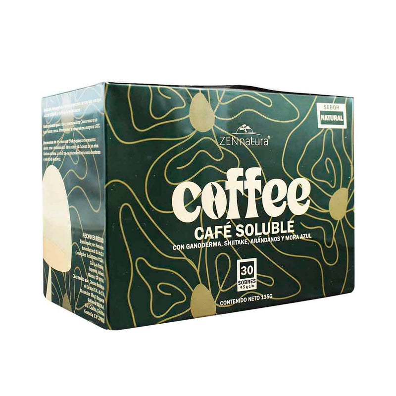 Café Soluble con Ganoderma y Shiitake | 30 Sobres