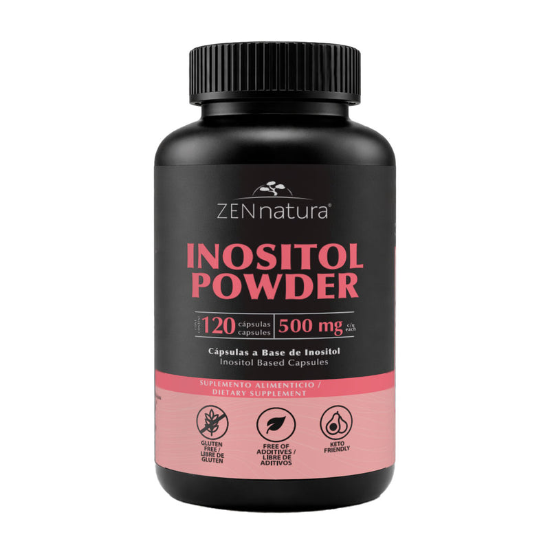 Inositol Powder | 120 Cápsulas | 500 mg