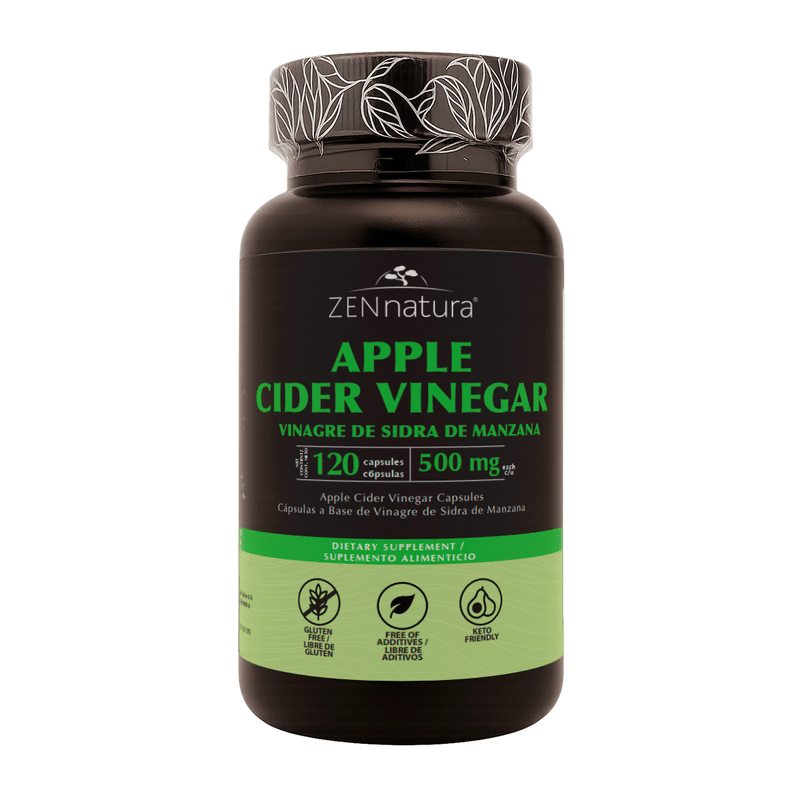 Vinagre de Sidra de Manzana | 120 Cápsulas | 500 mg