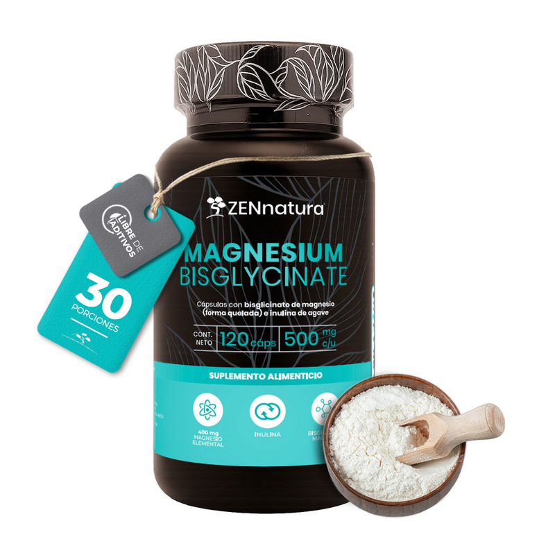 Bisglicinato de Magnesio | 120 caps | 500 mg