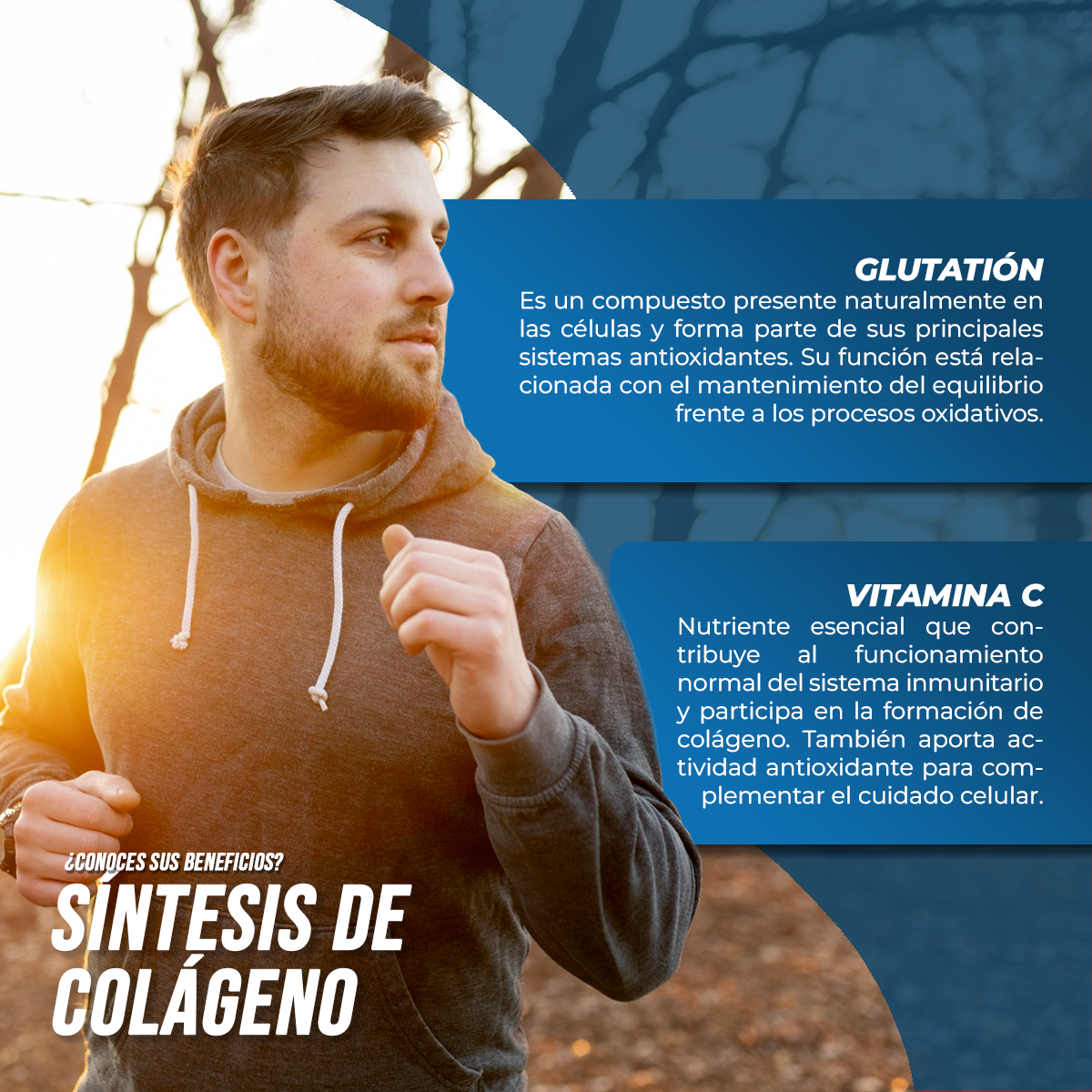 Glutathione Blend | Glutatión, Vitamina C y Magnesio | 120 caps | 500 mg