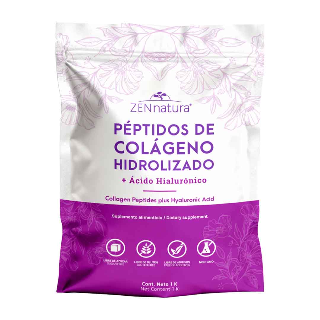 Colágeno Hidrolizado con Ácido Hialurónico | Péptidos en Polvo | 1 kg