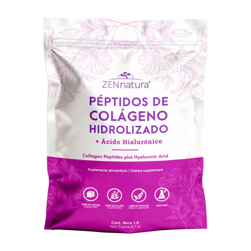 Colágeno Hidrolizado con Ácido Hialurónico | Péptidos en Polvo | 1 kg