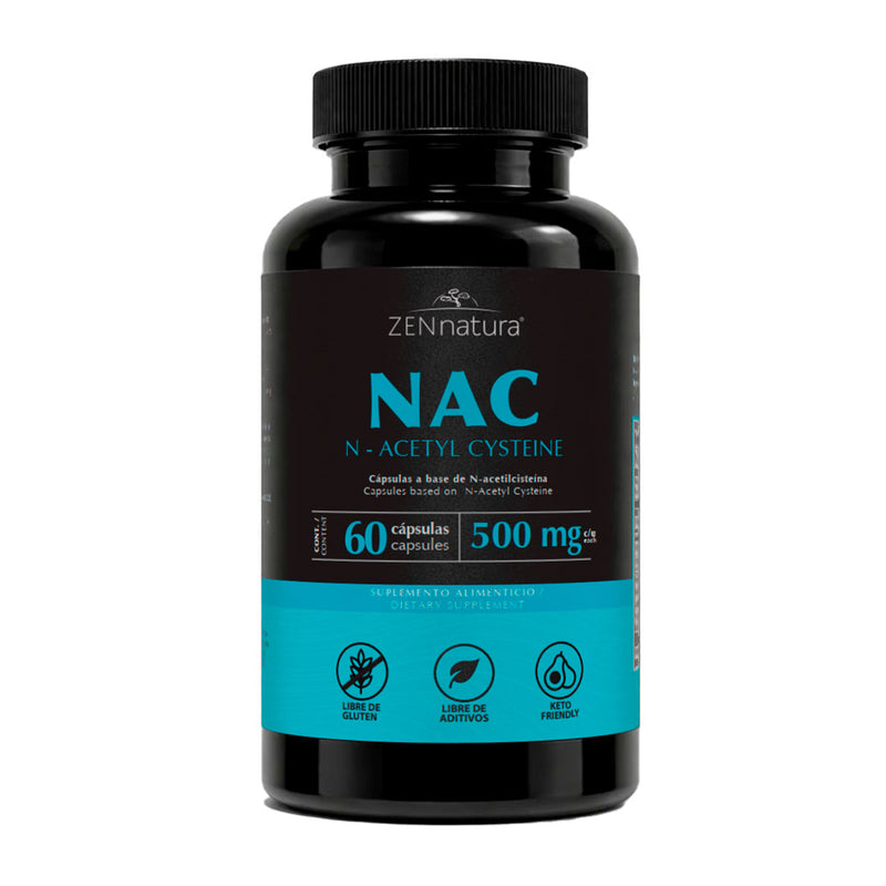 N-Acetyl Cysteine (NAC) | 60 Cápsulas | 500 mg
