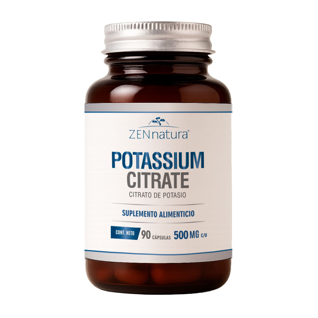 Citrato de Potasio | 90 Cápsulas | 500mg