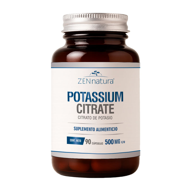 Citrato de Potasio | 90 Cápsulas | 500mg