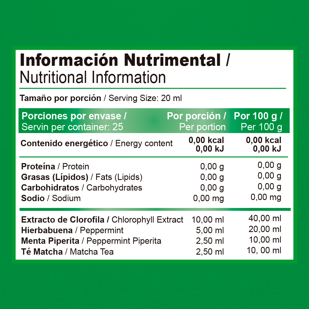 Clorofila Líquida | 500 ml