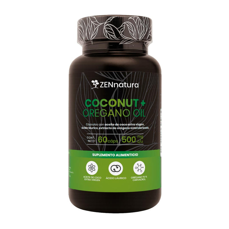 Coconut + Oregano Oil | 60 caps | 500 mg