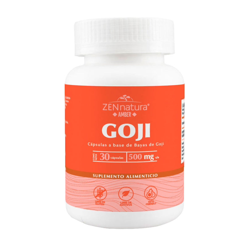 Goji | Bayas de Goji Orgánico | 30 Cápsulas | 500 mg