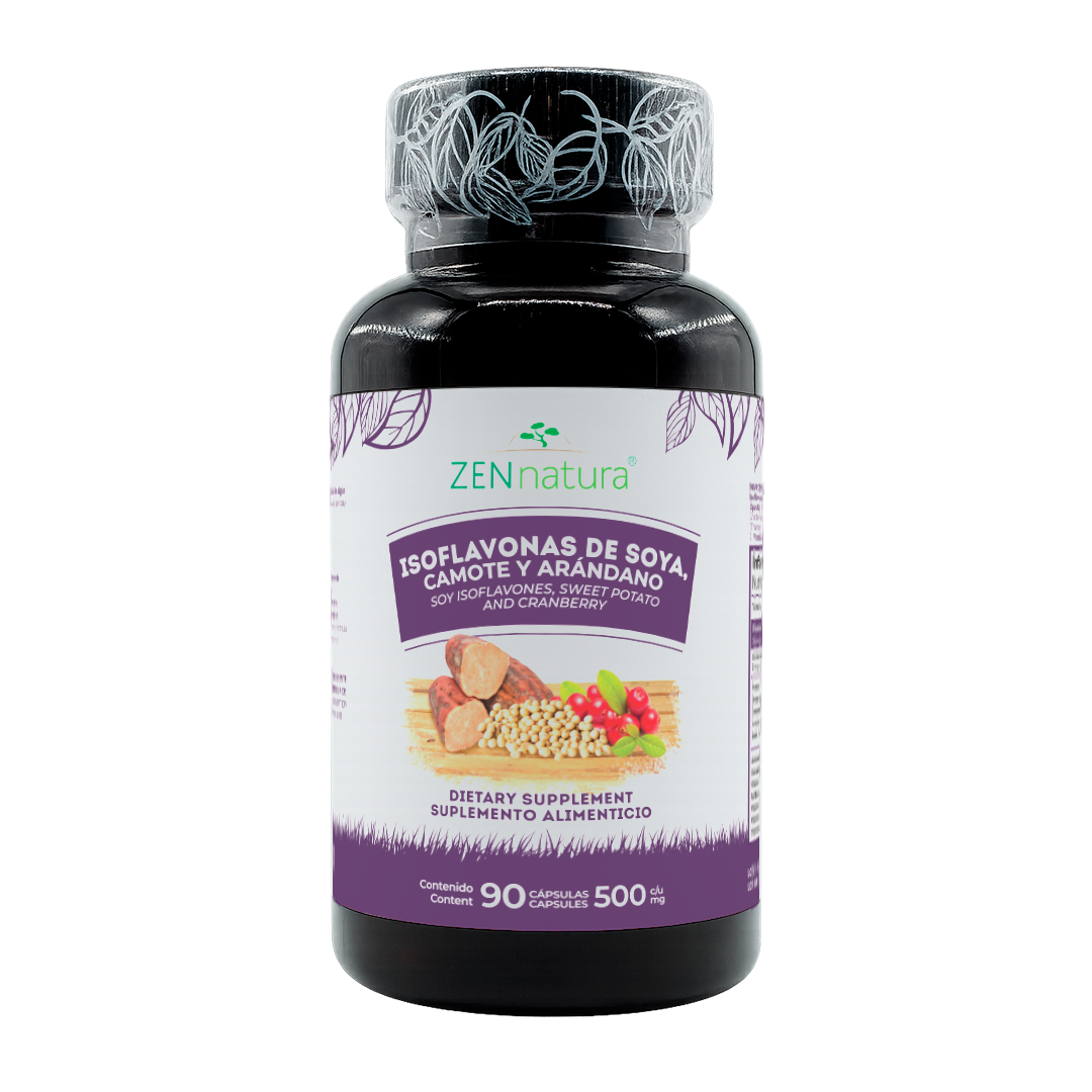 Isoflavonas de Soya | 90 Cápsulas | 500 mg