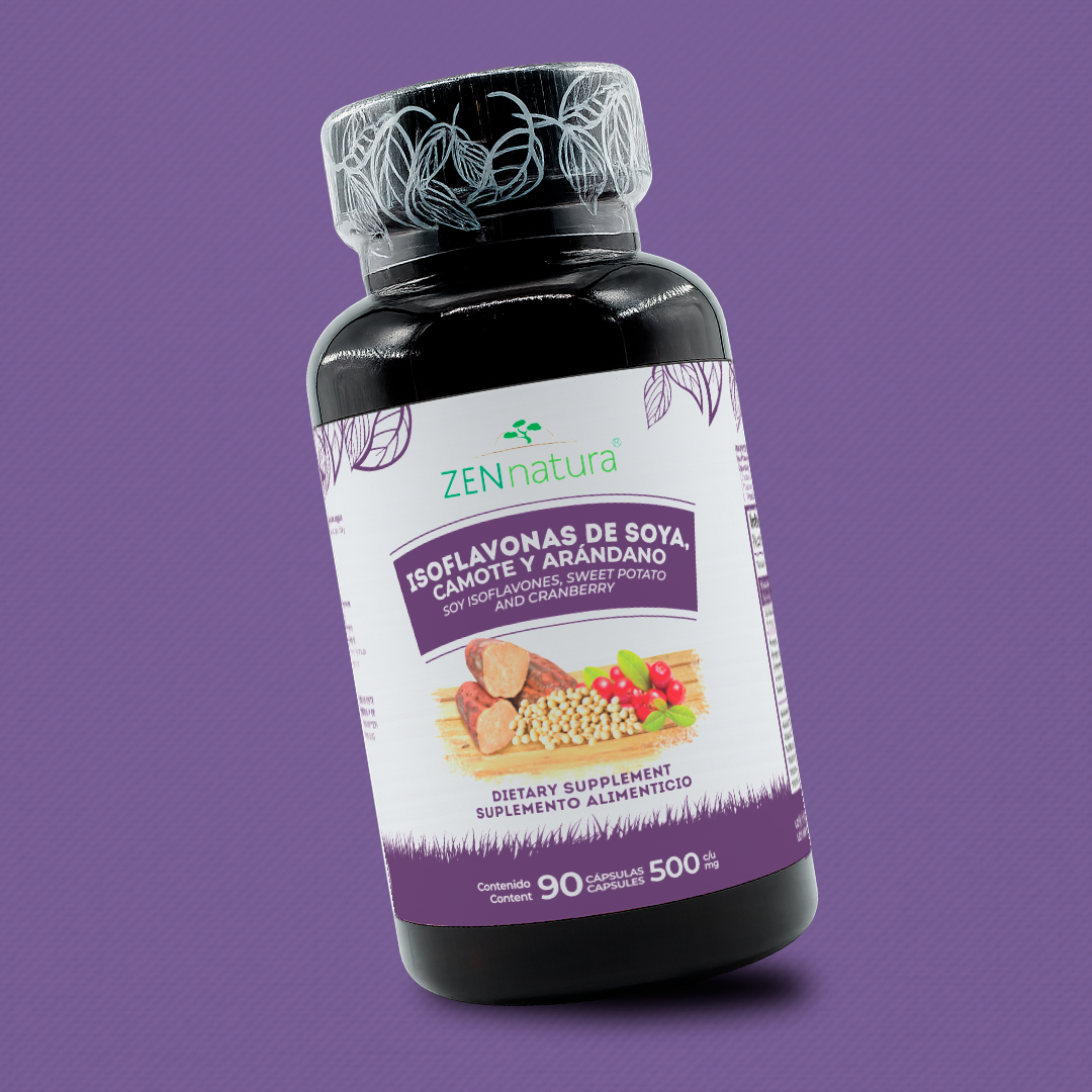 Isoflavonas de Soya | 90 Cápsulas | 500 mg