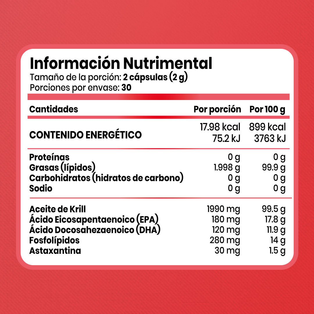 Aceite de Krill | 1,200 mg