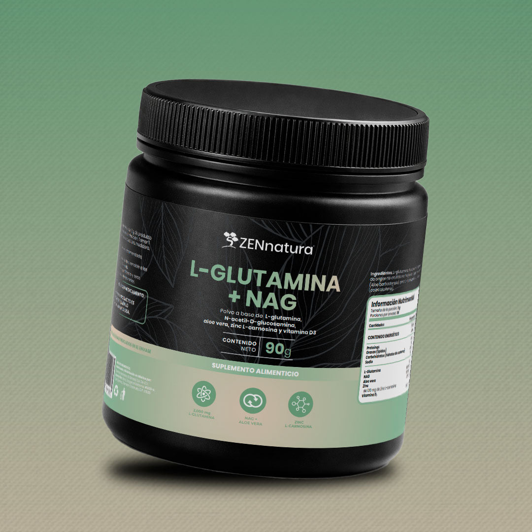 L-Glutamina + NAG | Polvo | 90 g