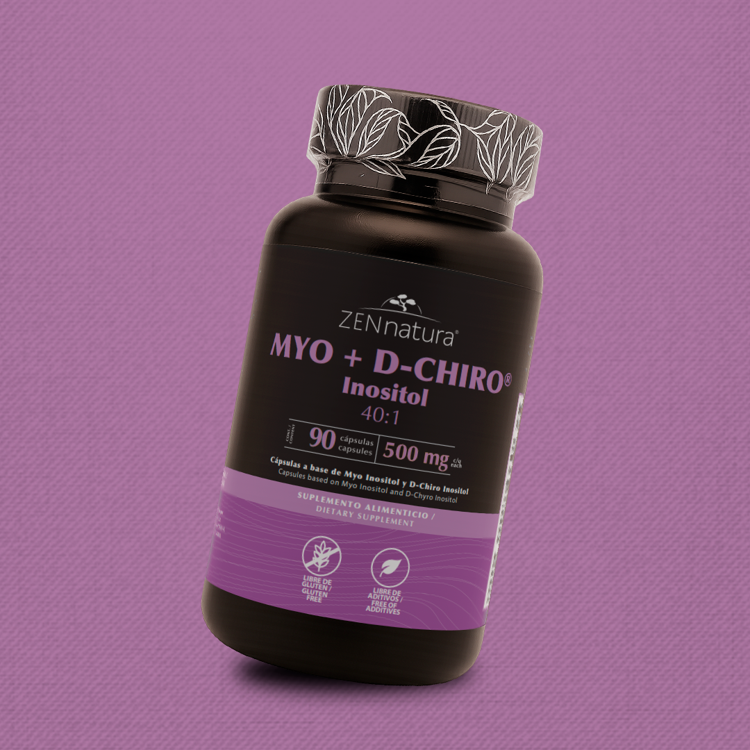 Myo + D-Chiro Inositol | 90 Cápsulas | 500 mg