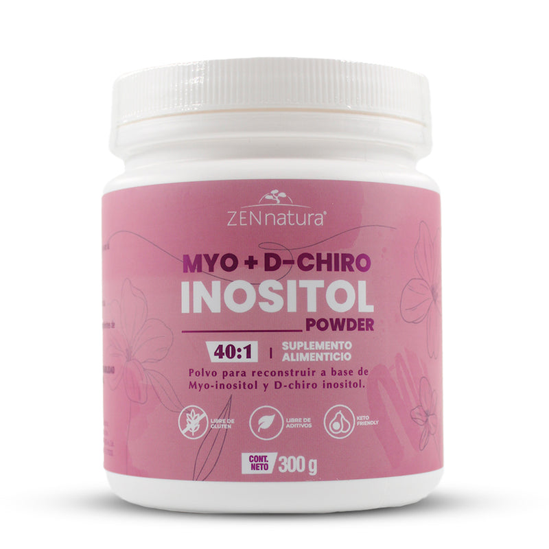 Myo + D-Chiro Inositol | Relación 40:1  | Polvo | 300 g