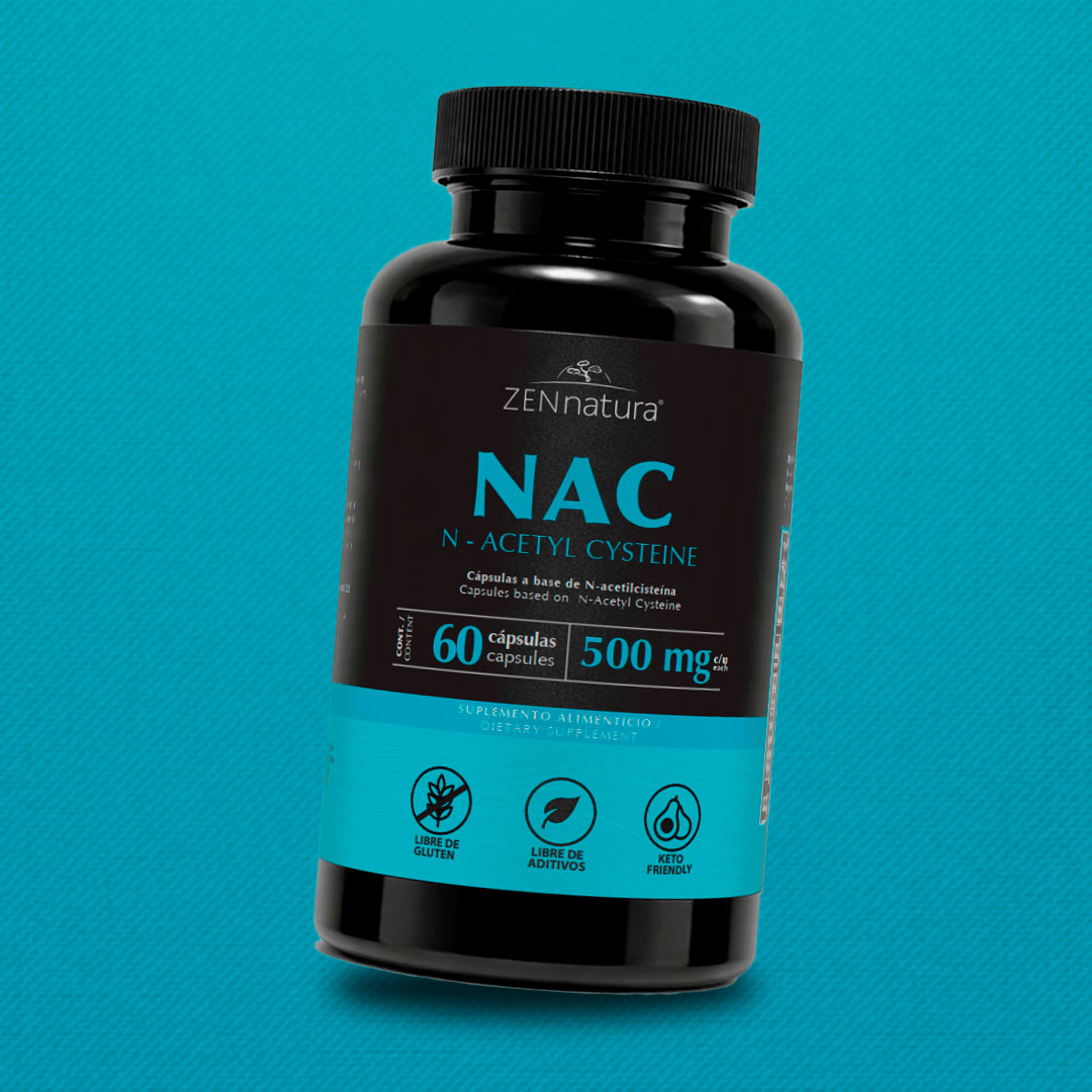 N-Acetyl Cysteine (NAC) | 60 Cápsulas | 500 mg