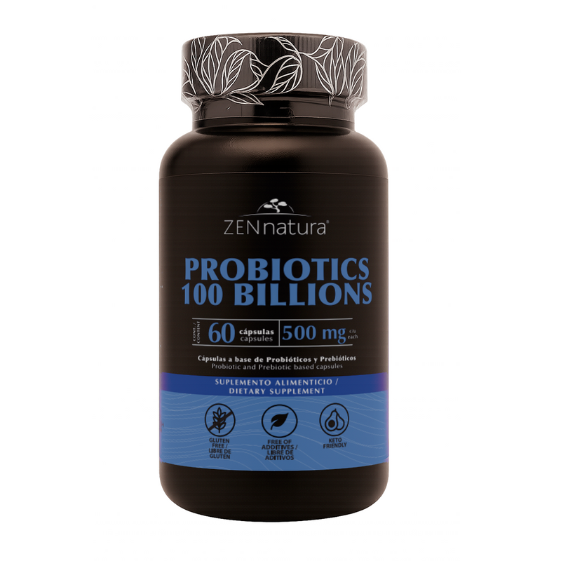 Probióticos 100 Billones | 60 caps DRcaps™ | 500 mg