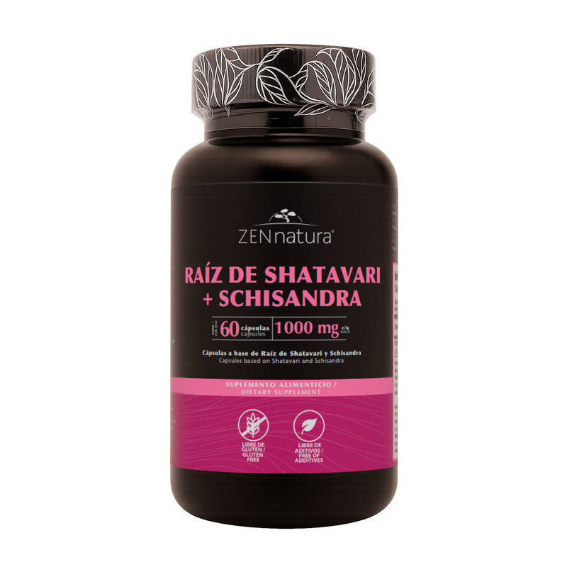 Raíz de Shatavari + Schisandra | 60 Cápsulas | 1000 mg