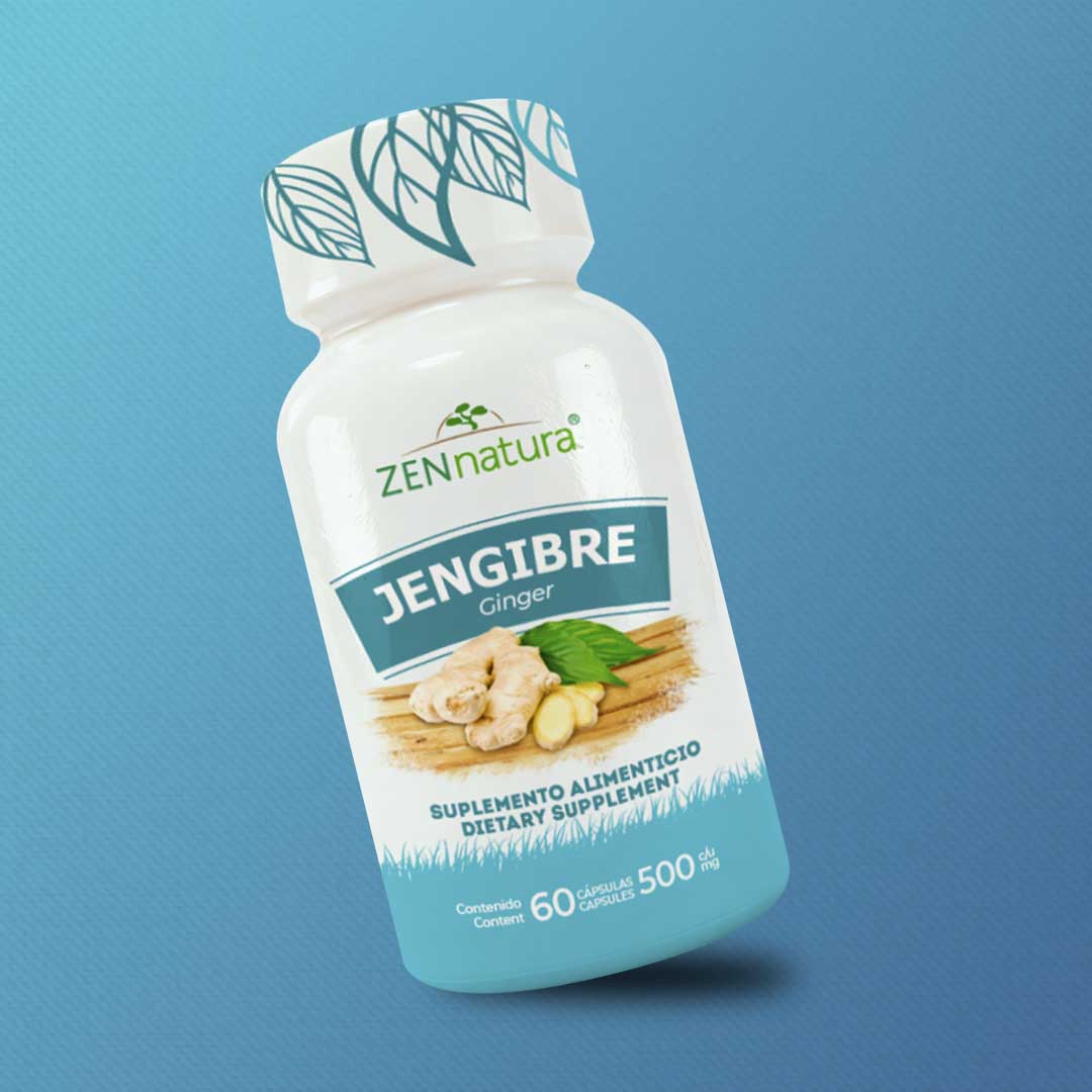 Jengibre | 60 Cápsulas | 500 mg