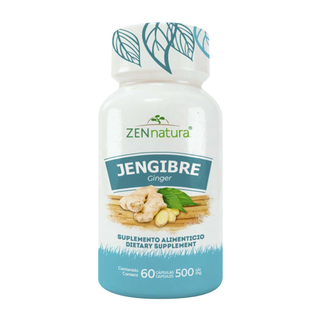 Jengibre | 60 Cápsulas | 500 mg