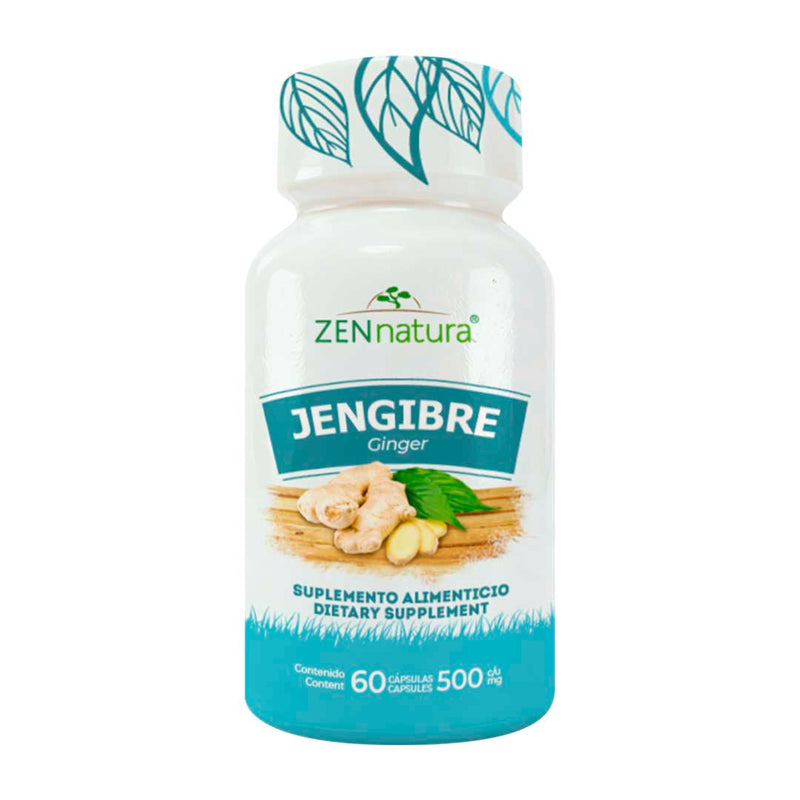 Jengibre | 60 Cápsulas | 500 mg
