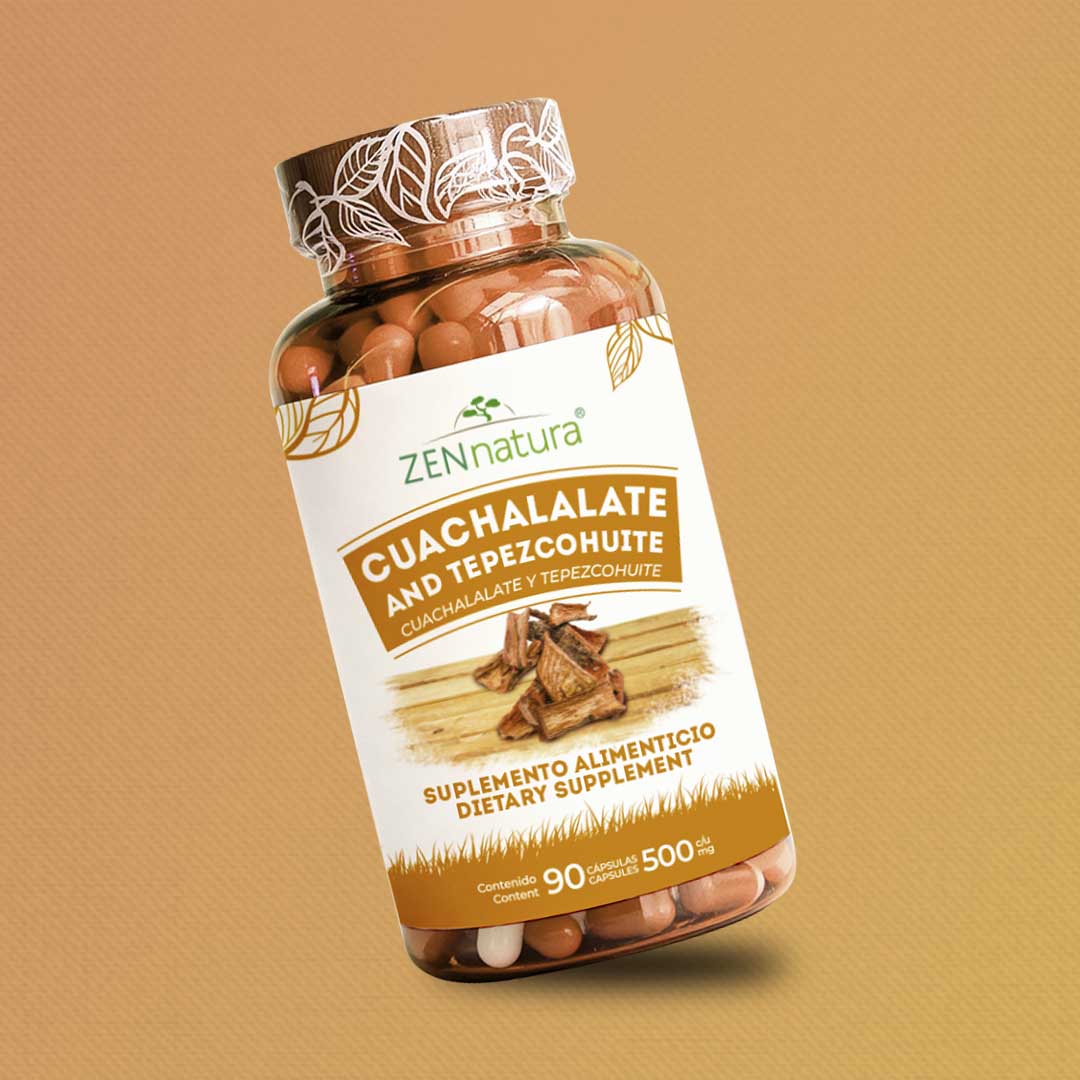 Cuachalalate y Tepezcohuite | 90 Cápsulas | 500 mg