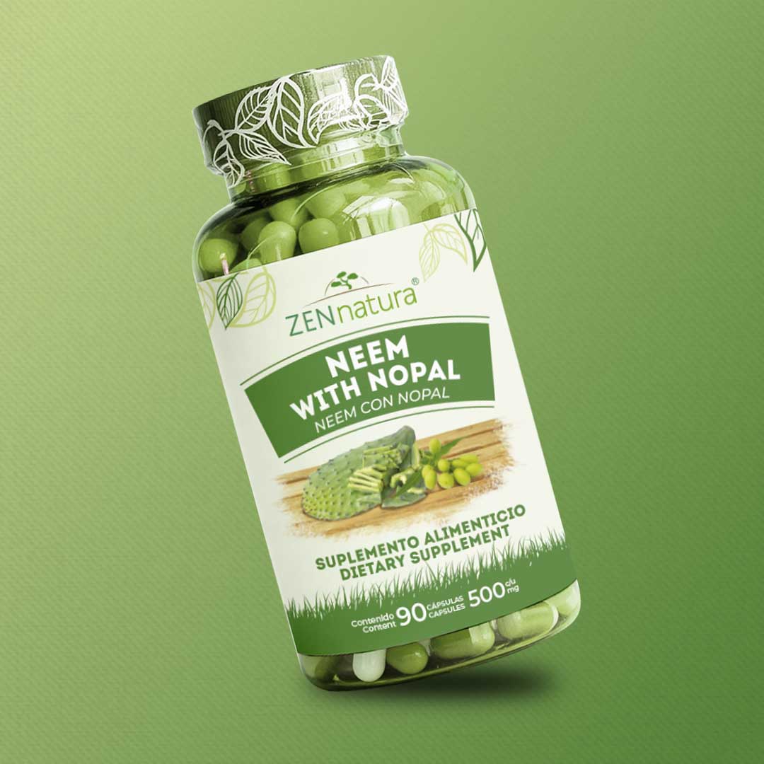 Neem con Nopal | 90 caps | 500 mg