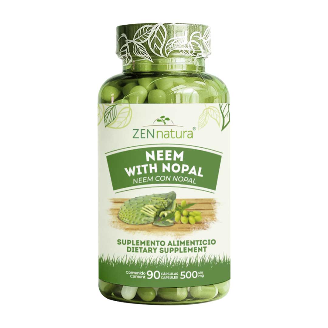Neem con Nopal | 90 caps | 500 mg