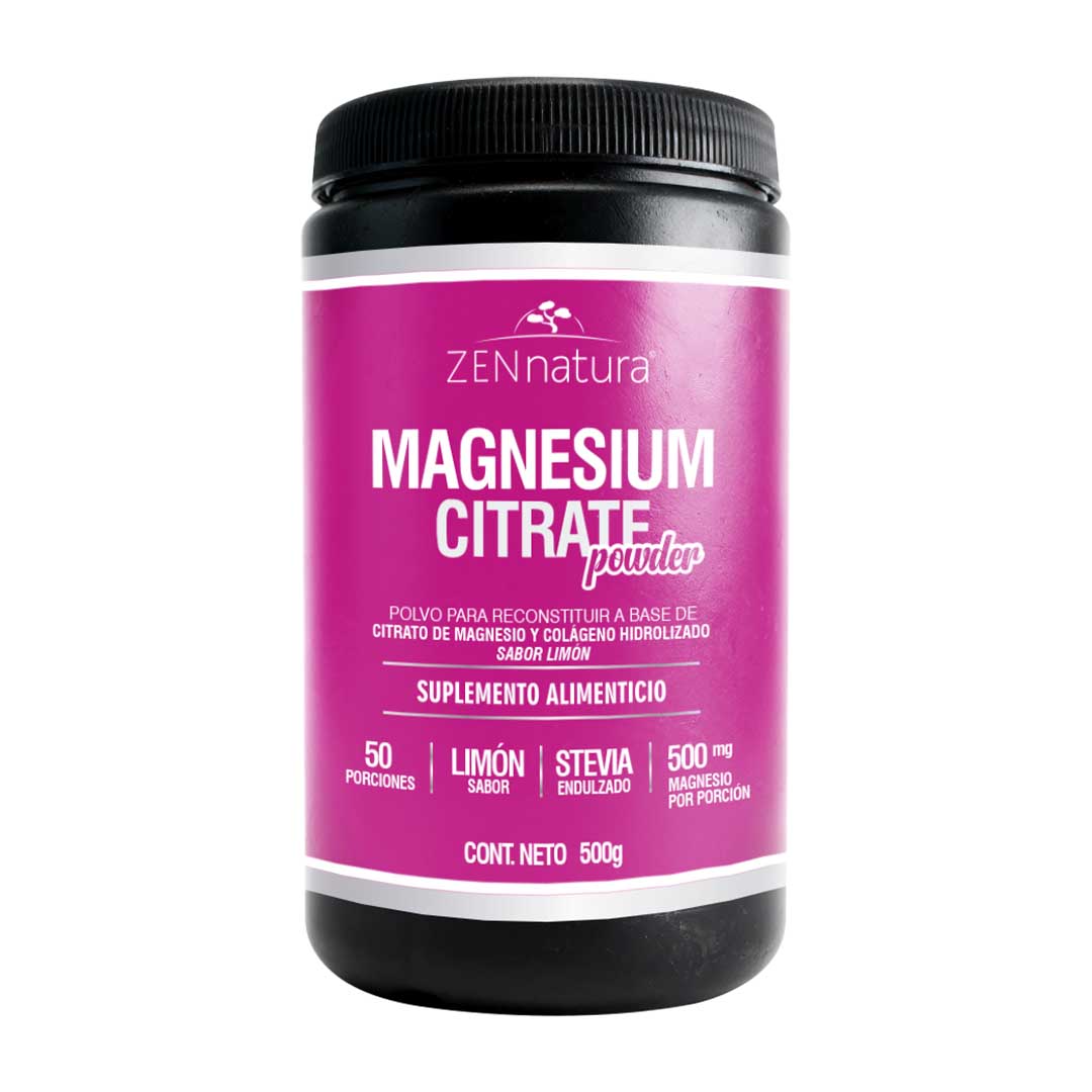 Citrato de Magnesio en Polvo | 500 g | Sabor Limón