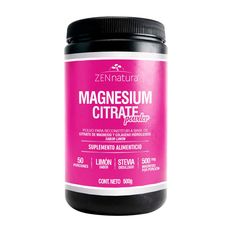 Citrato de Magnesio en Polvo | 500 g | Sabor Limón