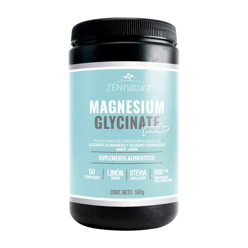Glicinato de Magnesio en Polvo | Sabor Limón | 500 g