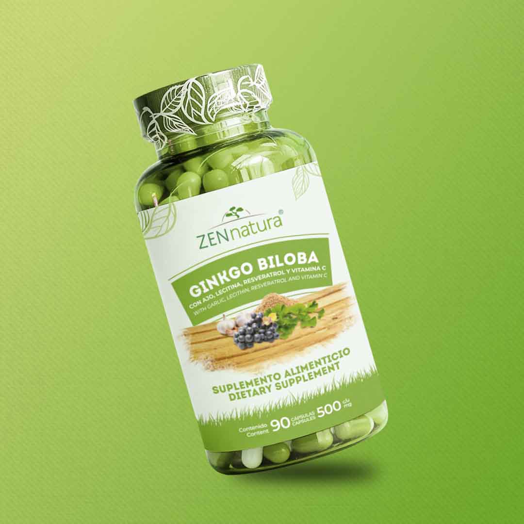 Ginkgo Biloba | 90 Cápsulas | 500 mg