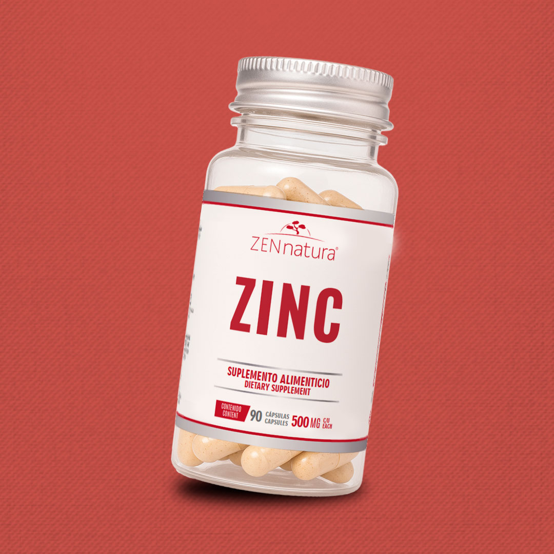 Zinc con Avena | 90 Cápsulas | 500 mg