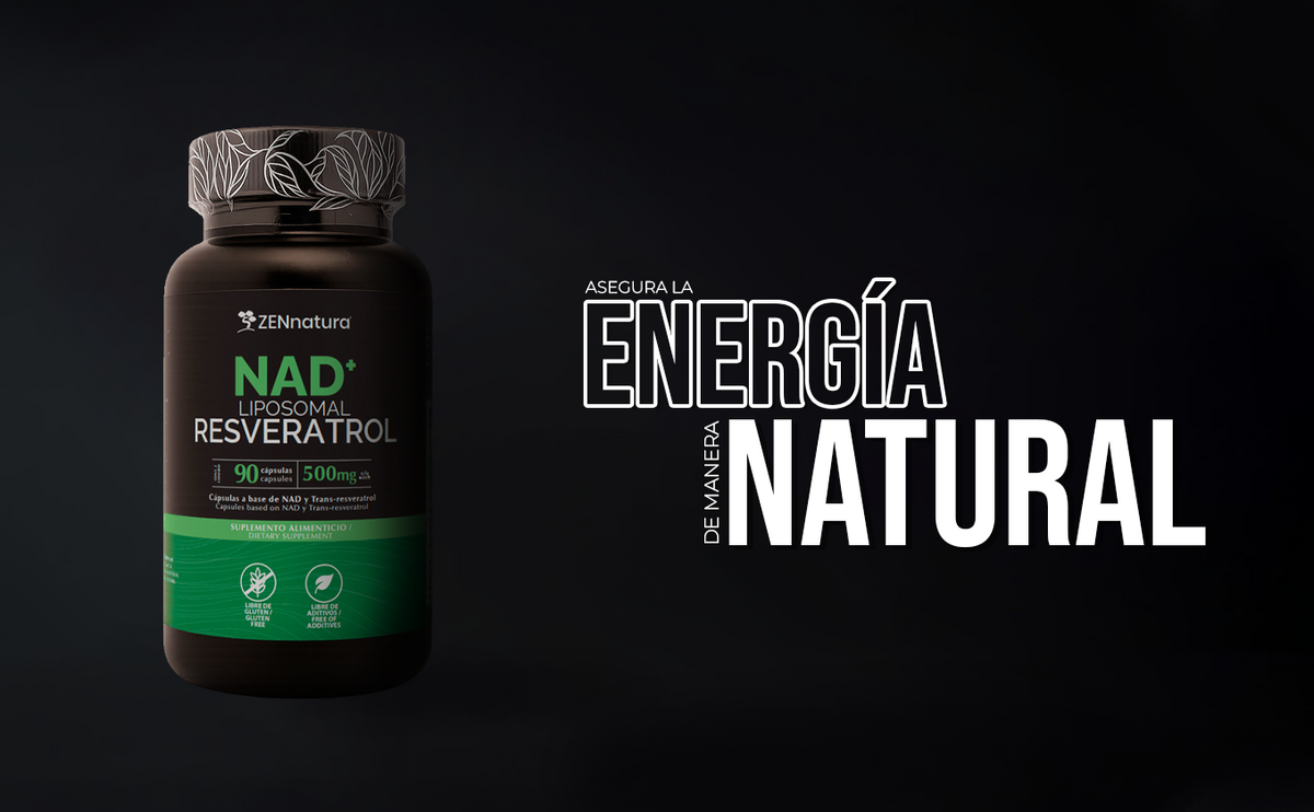 NAD + Liposomal Resveratrol | 90 Cápsulas | 500 mg