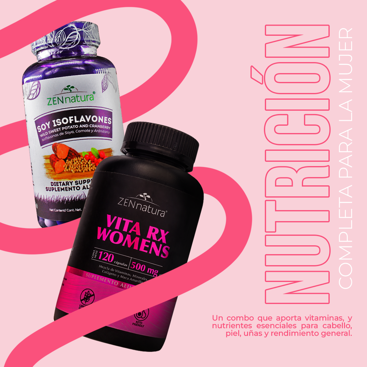 Súper Combo Isoflavonas + Vita RX Womens | Rutina Femenina