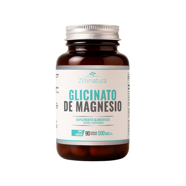 Glicinato de Magnesio | 90 Cápsulas | 500 mg