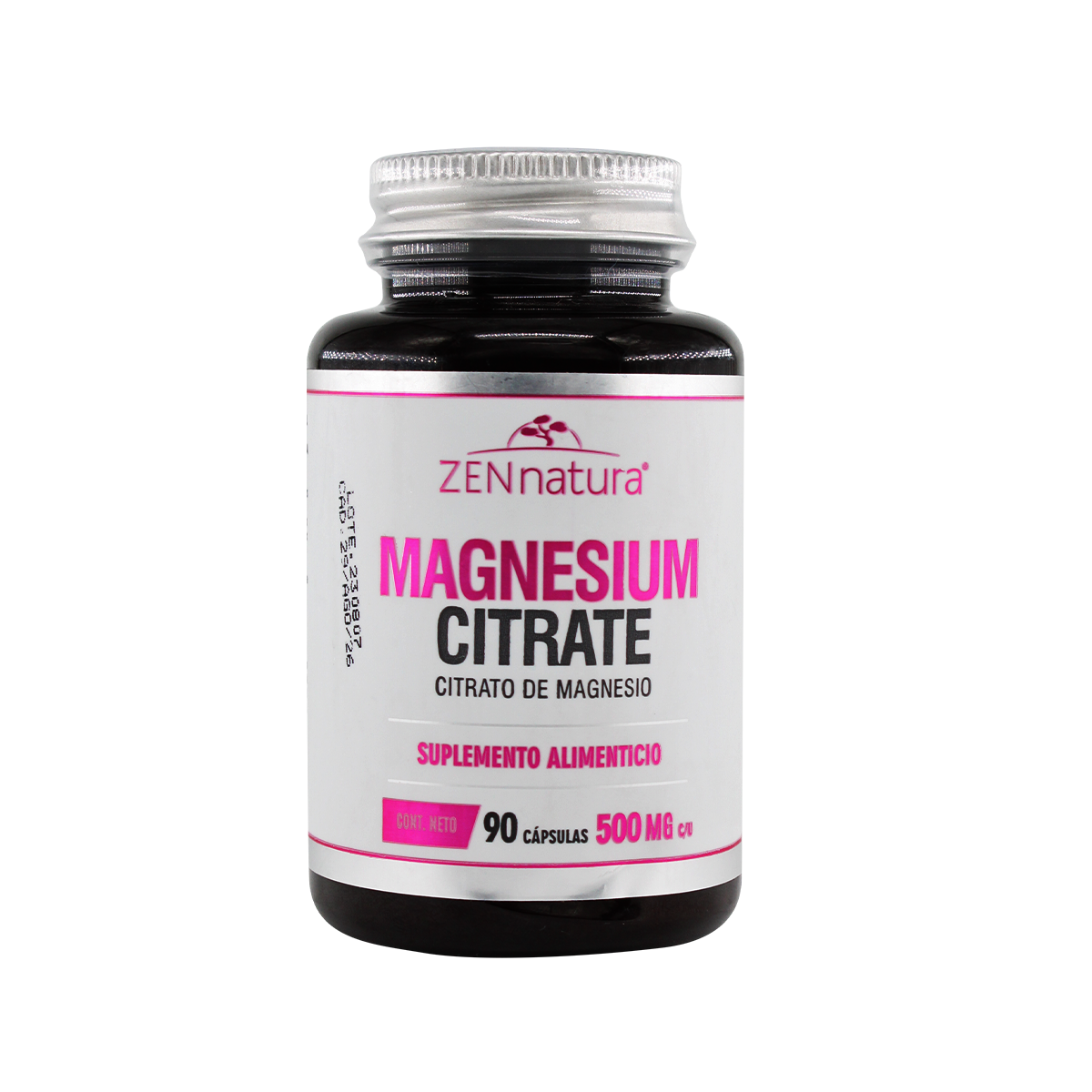 Citrato de Magnesio | 90 Cápsulas | 500 mg