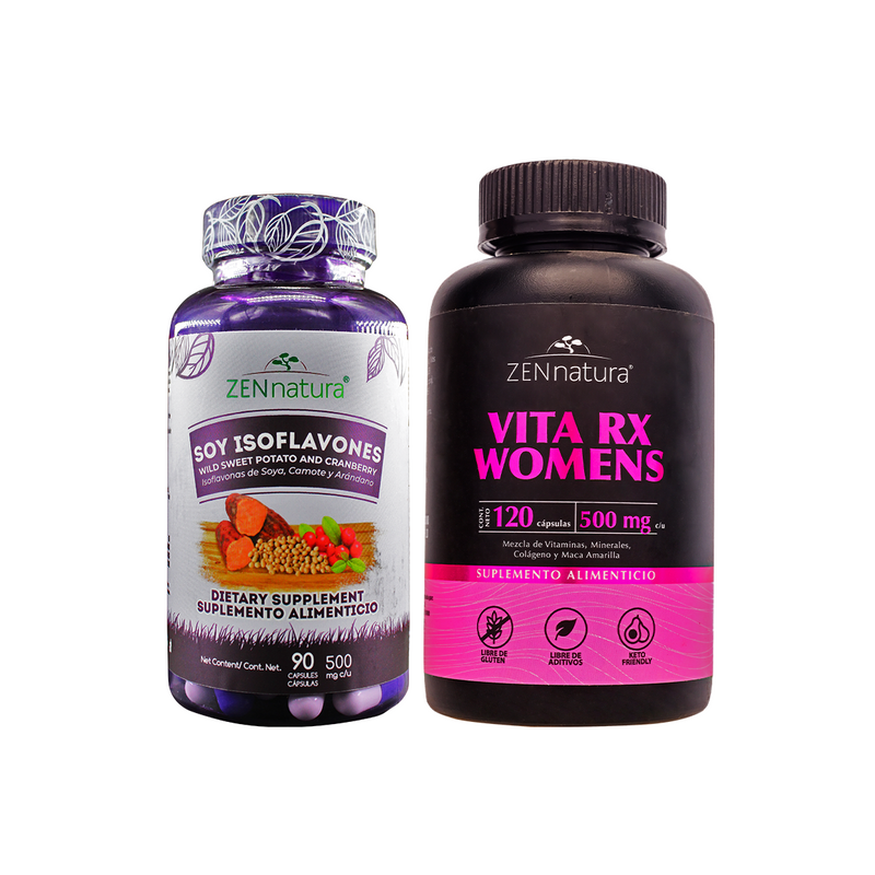 Súper Combo Isoflavonas + Vita RX Womens | Rutina Femenina
