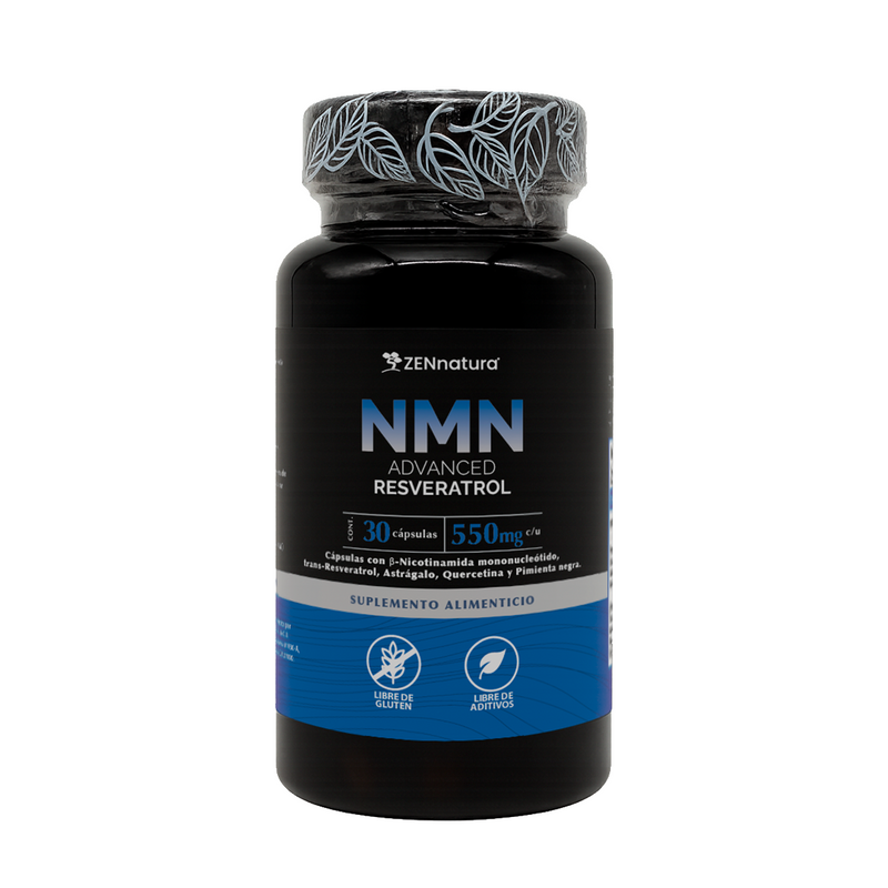 NMN Advanced Resveratrol | 30 Cápsulas | 550 mg