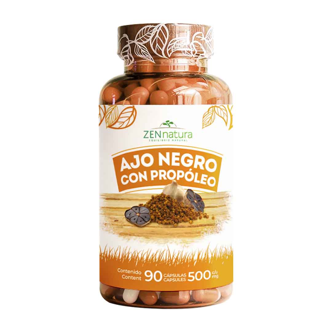 Ajo Negro con Propóleo | 90 cápsulas