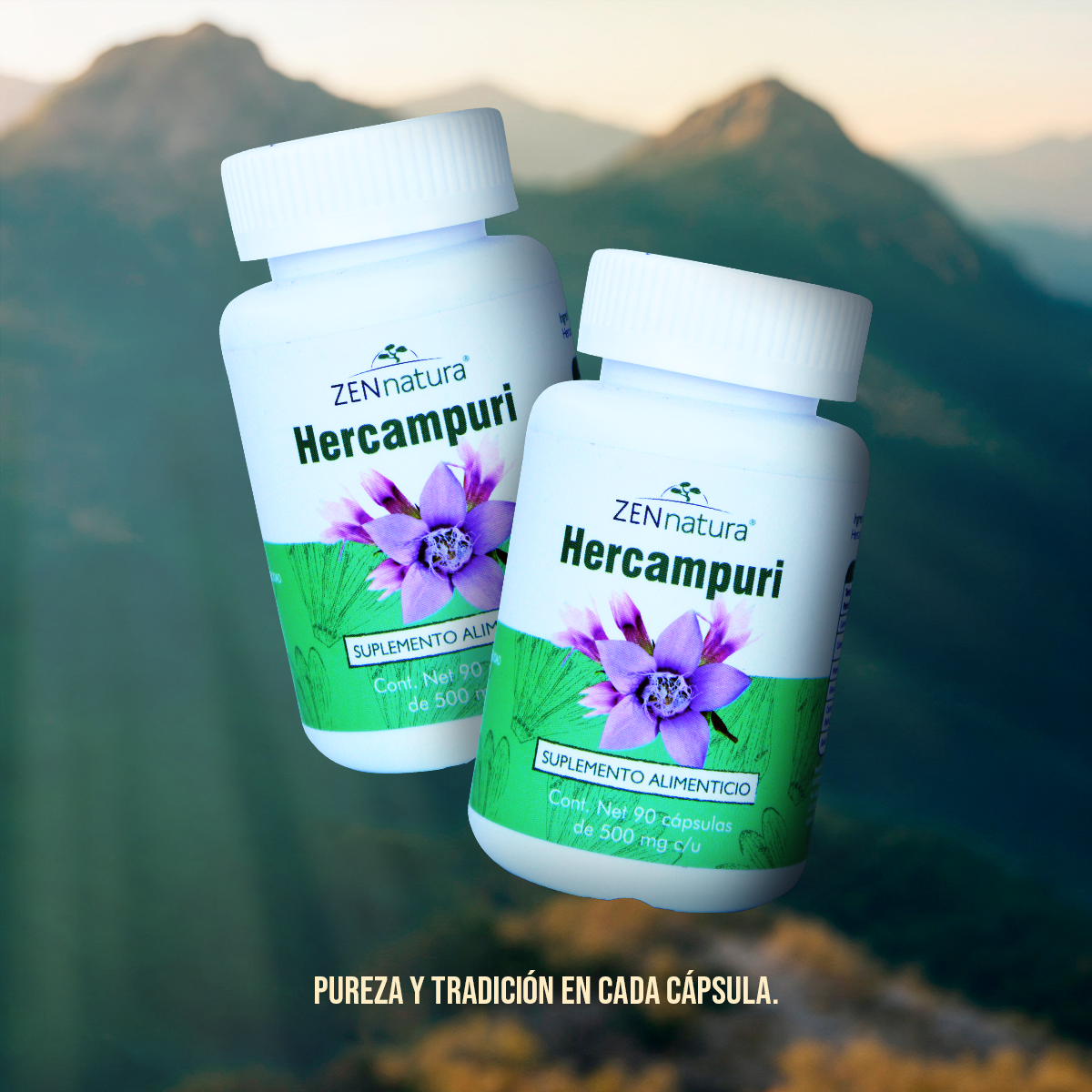Hercampuri | 90 Cápsulas | 500 mg