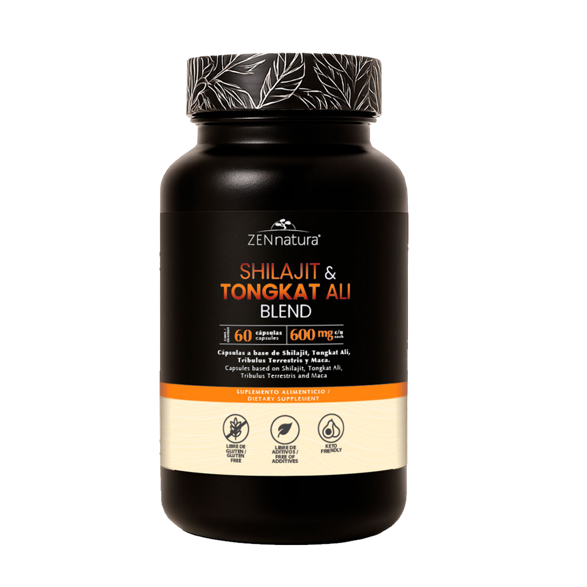 Shilajit & Tongkat Ali Blend | 60 Cápsulas | 600 mg