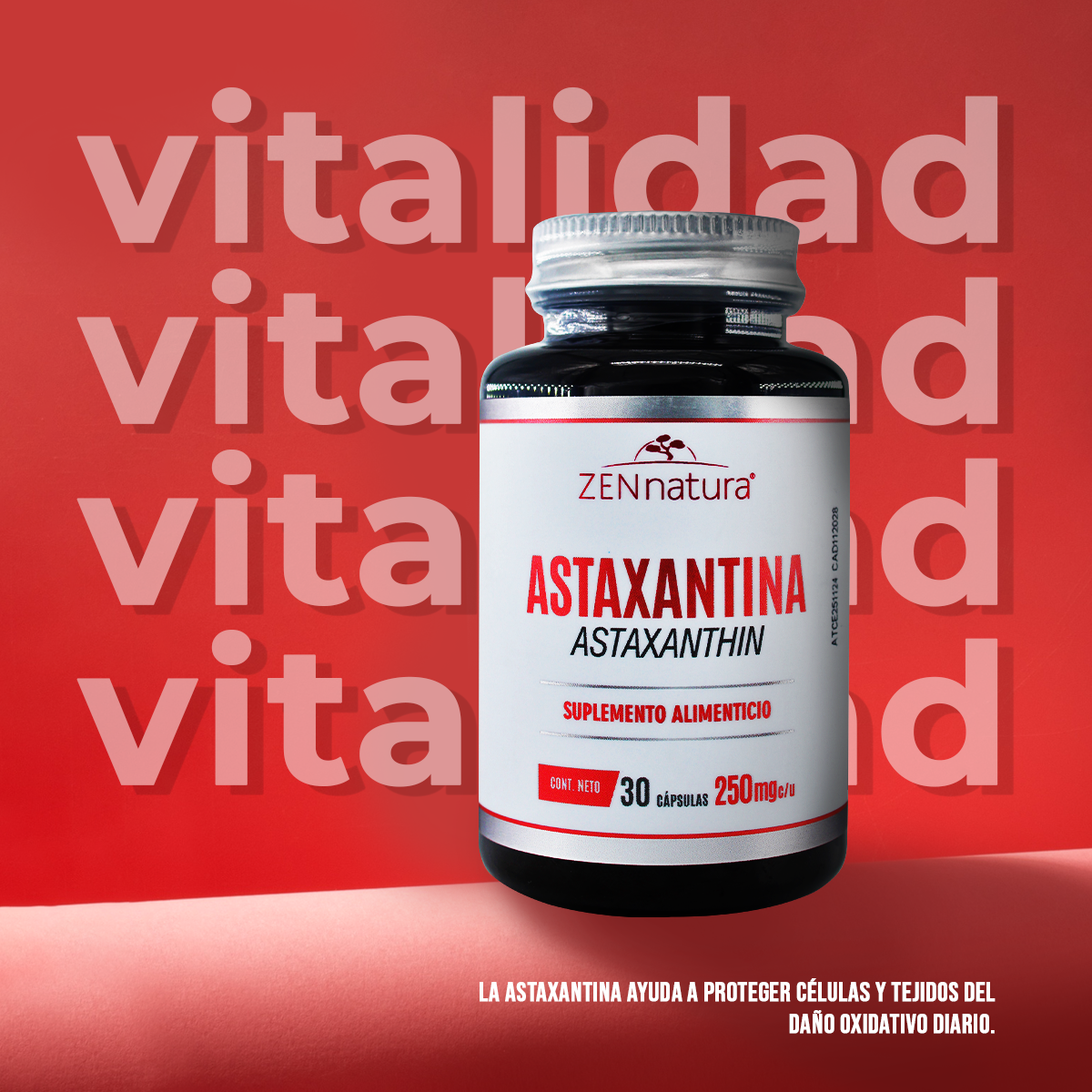 Astaxantina | 30 Cápsulas | 250 mg